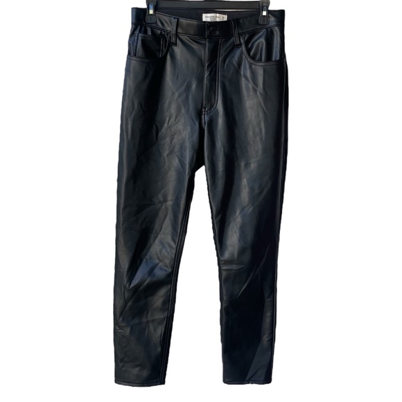 Abercrombie & Fitch Faux Leather Pants - Picture 4 of 10